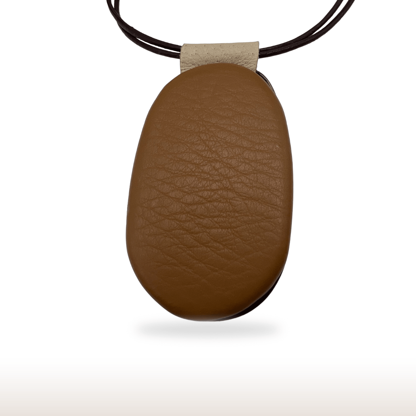 Druzy Agate Leather Necklace - DivineGemCat