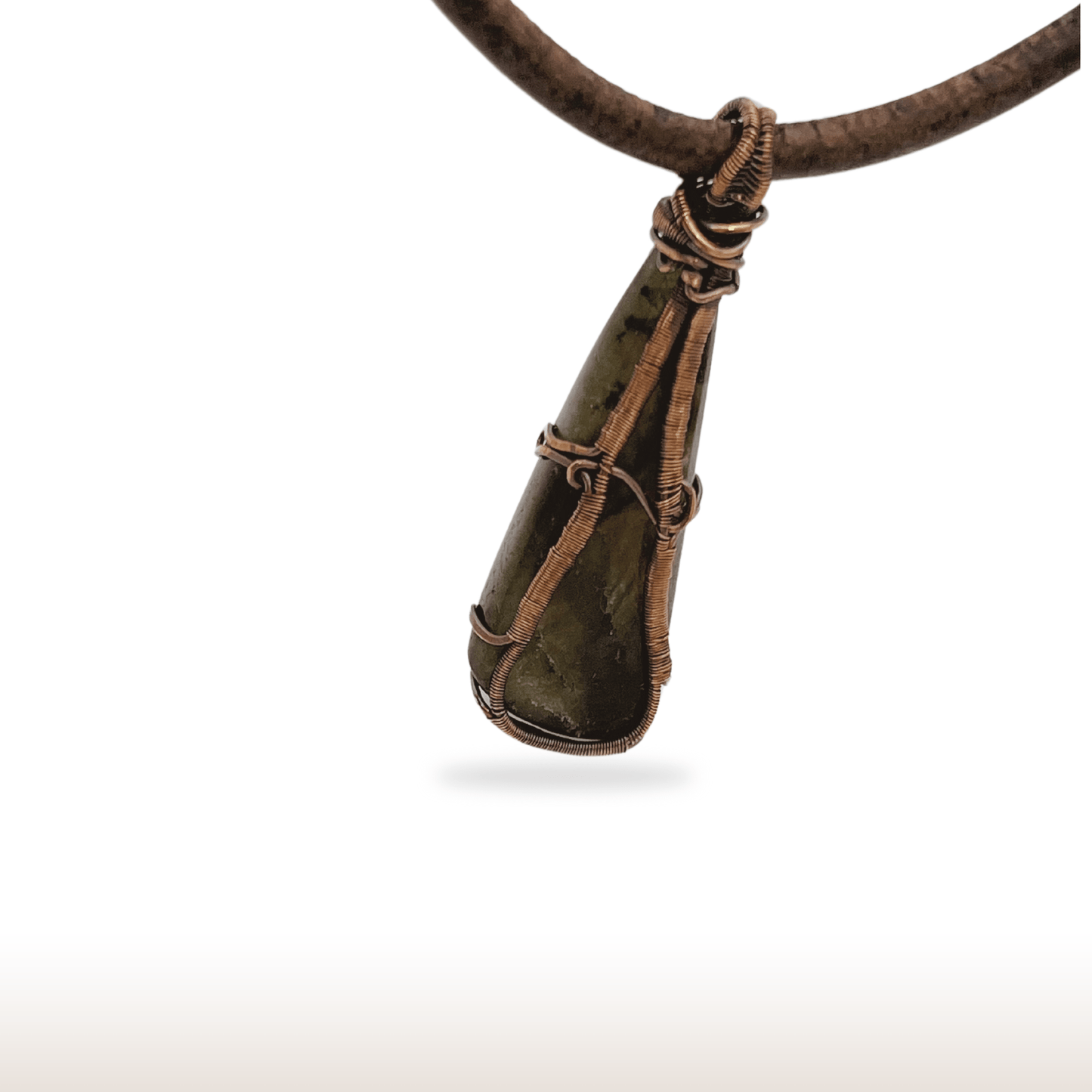 Wire - Wrapped Labradorite Necklace - DivineGemCat