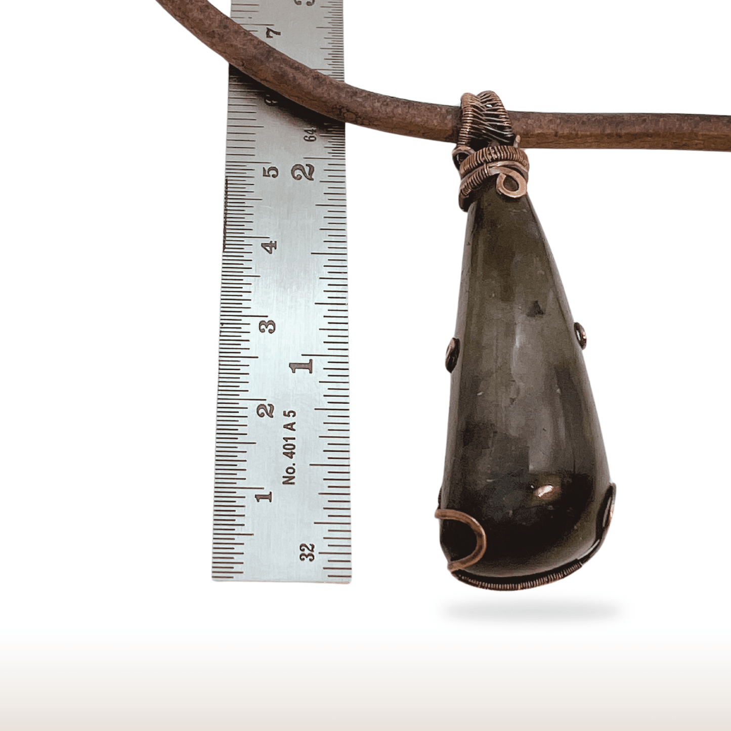 Wire - Wrapped Labradorite Necklace - DivineGemCat