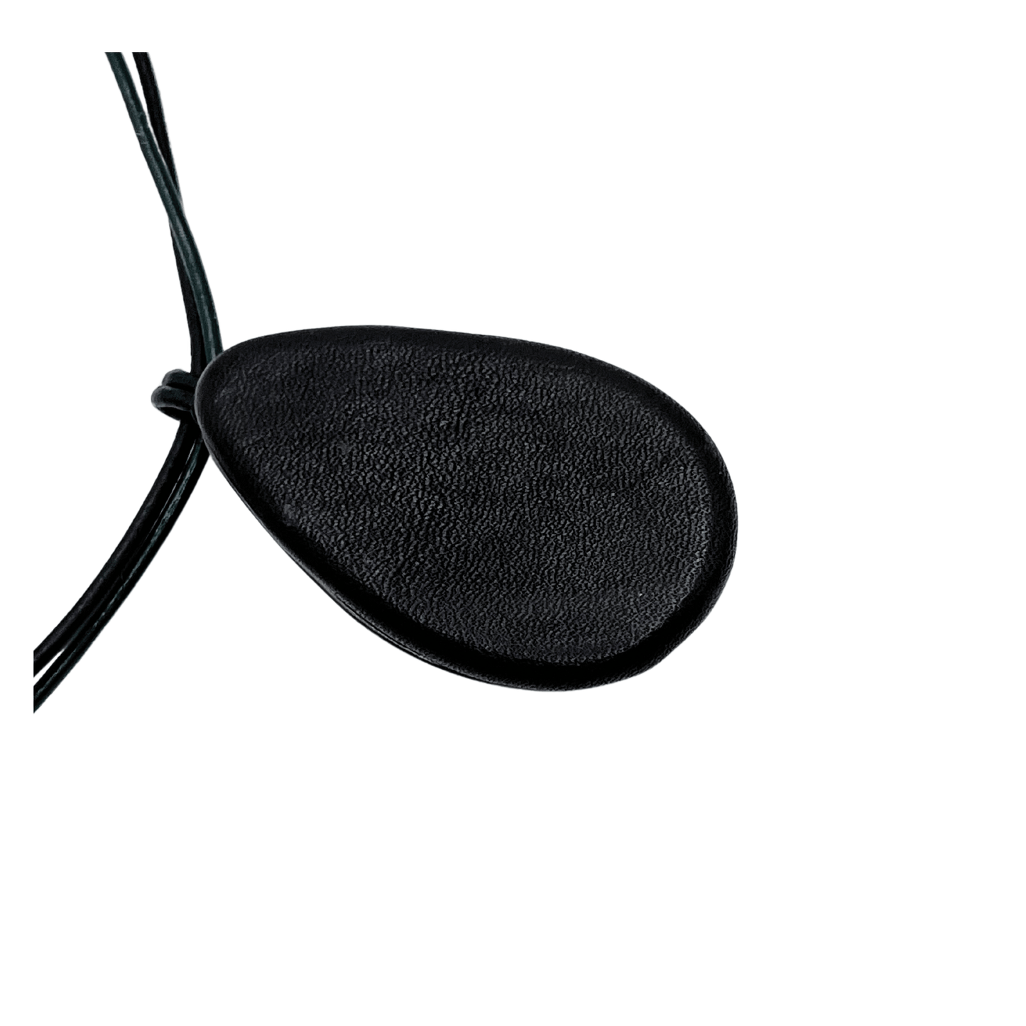 Golden sheen obsidian leather necklace. - DivineGemCat