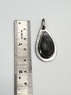 Artisan Crafted in Stirling Silver Natural Agate Gemstone Pendant - DivineGemCat
