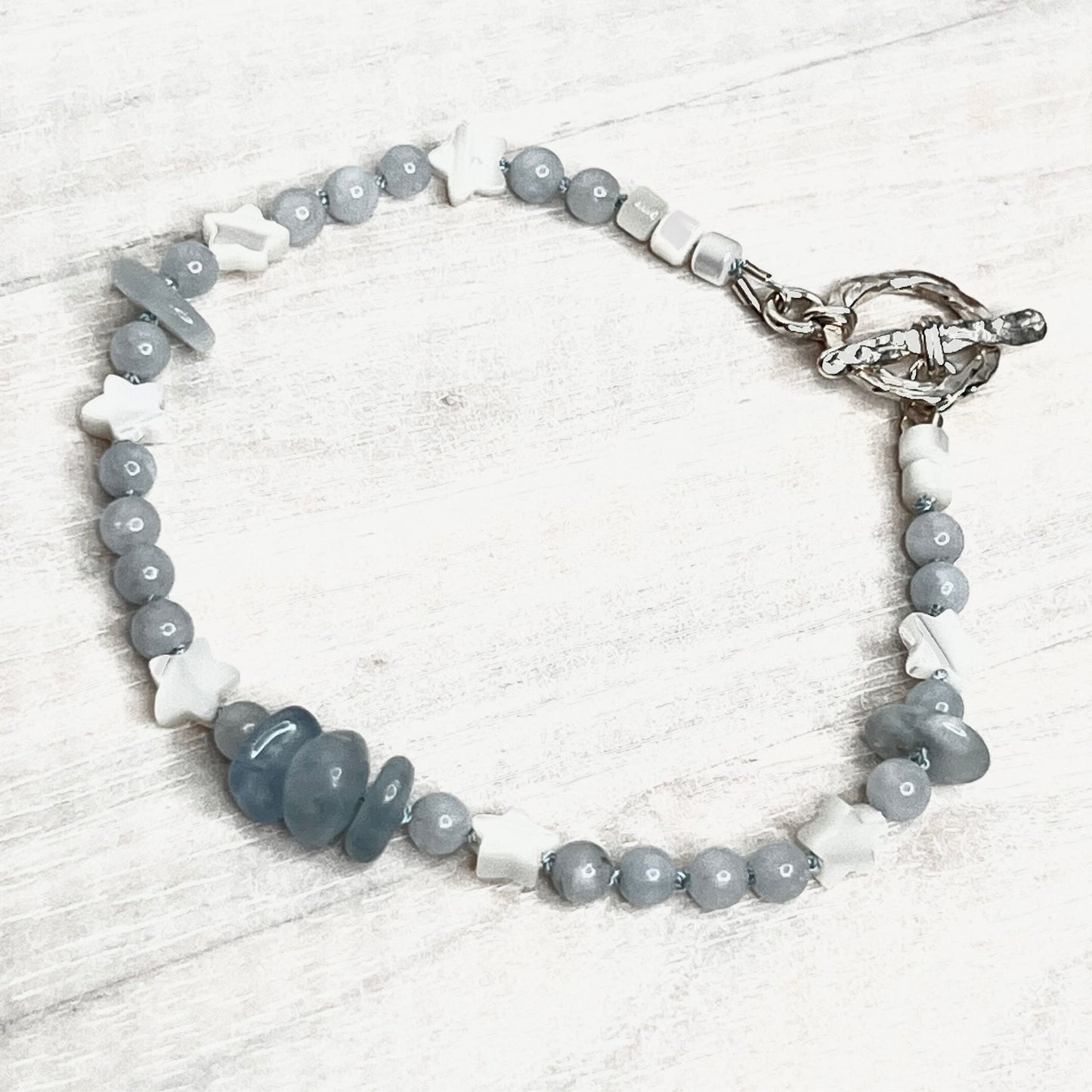 Aquamarine bracelet - DivineGemCat