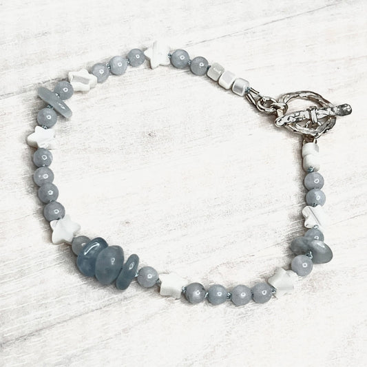 Aquamarine bracelet - DivineGemCat