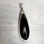 Blue Tiger eye pendant SS - DivineGemCat